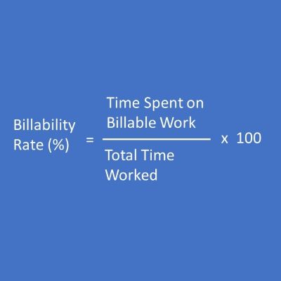 The most commonly used billability rate formula